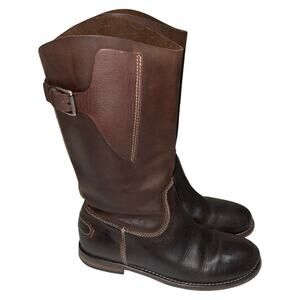 TREMP Brown Leather Tall Riding Boots      Size: EU 37 / US 7